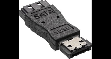 eSATA (v) - SATA (m) adapter - SATA300 - 3 Gbit/s / zwart