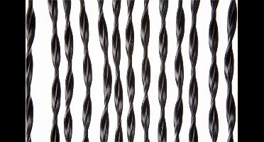 Ambiance Vliegengordijn PVC - Deurgordijn - 93 x 210 cm - Zwart - PVC draden