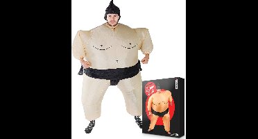 MikaMax Sumo Wrestler Pak - Elektrische Opblaasbaar Pak - Sumo Worstelaar Kostuum - Verkleedkleding - Voor Volwassen en Vanaf 14 jaar - One Size Fits All