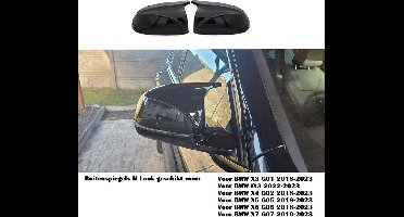 Spiegelkappen Voor Bmw X3 G01 IX3 X4 G02 X5 G05 X6 G06 X7 G07 G08 M Look Glans Zwart