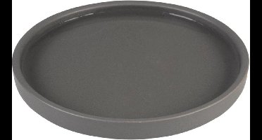 Duvo+ Voer/Waterbak Hush Grijs - Kattenvoerbak - 16.3x16.3x2.5 cm