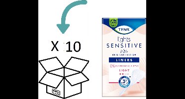 TENA Lights Sensitive Light - 10 Pakken - 280 Inlegkruisjes