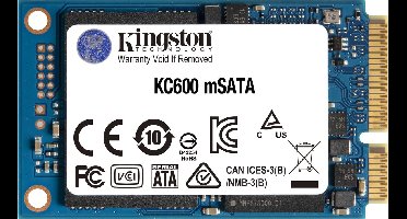 Hard Drive Kingston SKC600MS TLC 3D mSATA 1 TB SSD