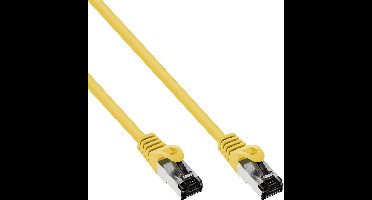 S/FTP CAT8.1 40 Gigabit netwerkkabel / geel - LSZH - 0,50 meter