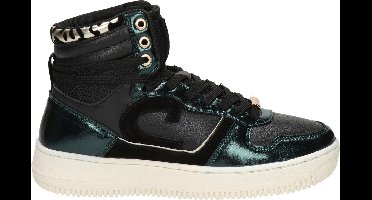 Cruyff Campo High Lux Hoge sneakers - Dames - Zwart - Maat 38