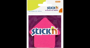 Stick'n Sticky pijl notes - 70x70mm - 50 vel - magenta - memoblaadjes met vorm