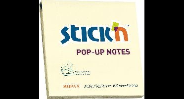 Stick'n z-notes - 76x76mm, pastel geel, 100 sticky notes navullingen