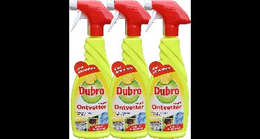 3 x Dubro multi ontvetter spray - onverslaanbaar tegen vet - super krachtig - 3 x 650 ml