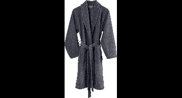 De Witte Lietaer Badjas Felicia Katoen Donkergrijs Maat S