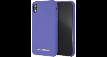 Violet hoesje van Karl Lagerfeld - Backcover - Soft Touch - iPhone XR - Good Grip