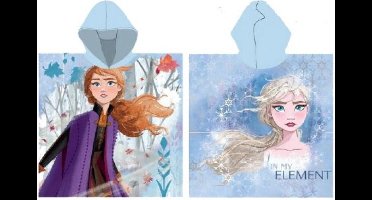Disney Frozen poncho - Badponcho met Capuchon - 55 x110 cm