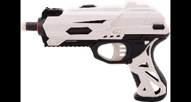 Johntoy Speelgoedblaster Shotgun Pro Clip I Zwart/wit 7-delig