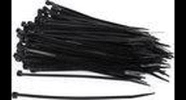 Nylon tiewraps 300 x 3,6 mm (UV-bestendig), zak 100 stuks