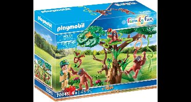 PLAYMOBIL Family Fun Orang-Oetans in de boom - 70345