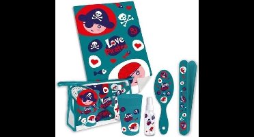 Kids Licensing Toiletset Love Pirates Junior Blauw 6-delig