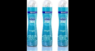 Durex Play Pleasure Gel Tingle - Glijmiddel - 3 x 100 ml