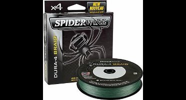 Spiderwire dura-4 braid | Vislijn groen | 0.14mm | 11,8kg trekkracht | Gevlochten lijn | 300 meter