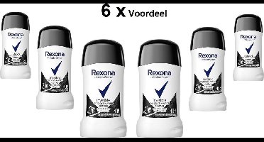 Rexona Motion Sense Invisible on Black & White Deodorant Stick 6 x 40 ml.