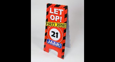 Paperdreams - Warning sign - 21 Jaar
