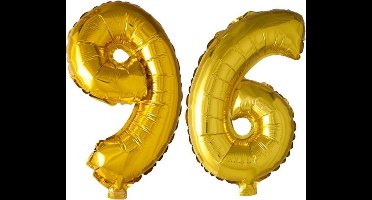 Folieballon nr. 96 Goud 41cm