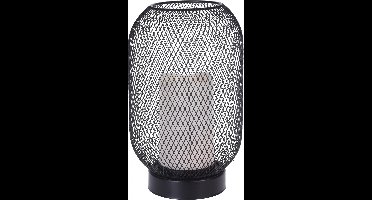 Home & Styling Ledlamp Cilinder 25 Cm Polypropyleen Zwart