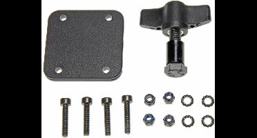 Pedestal Mount Acc. Wingnut with distance plates