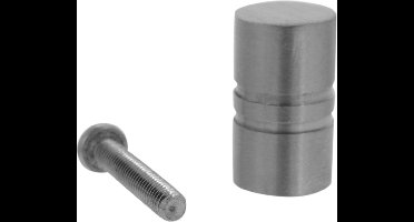 Starx Knop recht - diameter - 13mm - RVS