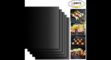 NewAgeDevi - Ovenbeschermers - BBQ Matje - Grill Mat - BBQ Accessoires - Herbruikbaar en niet-klevend! Set van 1 stuk