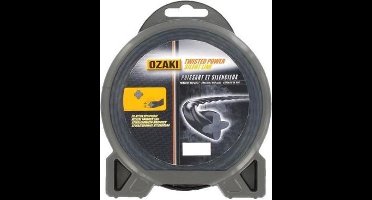 PRAKTISCHE TUIN OZAKI PREMIUM spiraalvormig nylon garen voor bosmaaier - � 2,4 mm - L x 15 m