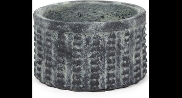 Serax Bloempot Zwart-Grijs D 17.5 cm H 10.5 cm opening 15 cm