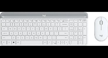 Logitech MK470 Qwerty toetsenbord + muis - Wit
