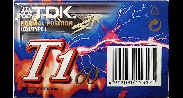 TDK T1 60 Cassettebandje