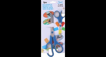 schaar 2 stuks blauw