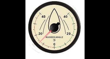 VETUS RUDDN40 beige Roerstandaanwijzer 12/24V Ø 110mm