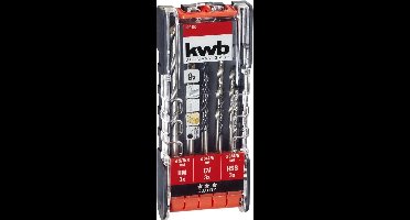 kwb 109155 HSS Boorset 9-delig 3 mm, 4 mm, 5 mm, 6 mm, 8 mm 1/4 (6.3 mm) 9 stuk(s)