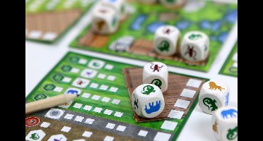 White Goblin Games Zooloretto Dobbelspel - Dierentuin spel voor 2-4 spelers - vanaf 8 jaar