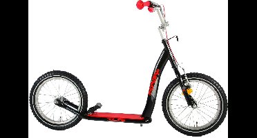 Volare Step - Jongens en Meisjes - 16 inch - Zwart/Rood