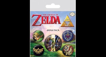 The Legend of Zelda Pin-Back Buttons 5-Pack Link