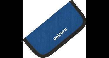 Unicorn Midi Velcro Case - Dart Case - Blauw - Zwarte rand