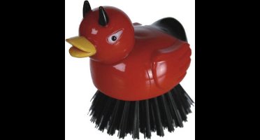 Afwasborstel eend duivel