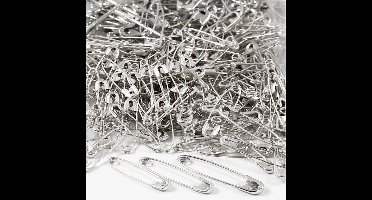 veiligheidsspelden vernikkeld staal - assorti - 48 stuks - 20-35mm