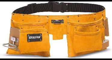 Handy - Gereedschapsgordel met Hamerhouder en Riem - Groot - 9 Vakken - Spijkerschort - Gereedschapsriem