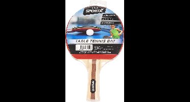 SportX Tafeltennisbat Rubber/Hout