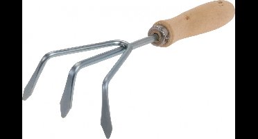 Pro Garden Drietand 28,5 X 10 Cm Staal Zwart