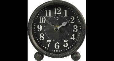 Countryfield® - Tafelklok - Abott - 6 X 13 X 13,5 Cm - Staal - Zwart