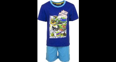 Teenage Mutant Ninja Turtles  - Shortama - Blauw - Maat 98