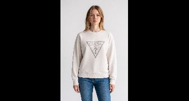 Guess Triange CN Studs beige sweatshirt