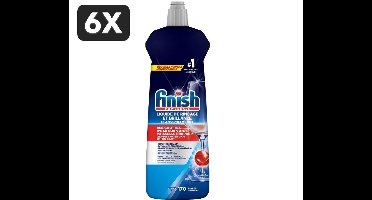 6 x Finish Glansspoelmiddel Regular - 170 Afwasbeurten - 800 ml