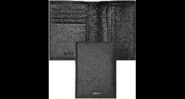 HUGO BOSS Leren Kaarthoes Classic Smooth Card Case Black Zwart