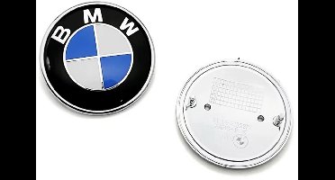 BMW Embleem - Logo voor Kofferbak/Motorkap - 2 pinnen - 82 mm